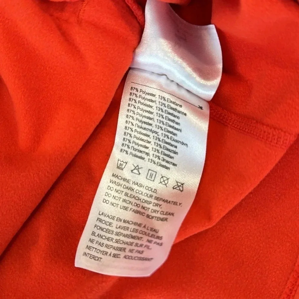 BAYLEAF Sport Women’s Yoga Thermal Quarter zip in coral color size M - Picture 6 of 9